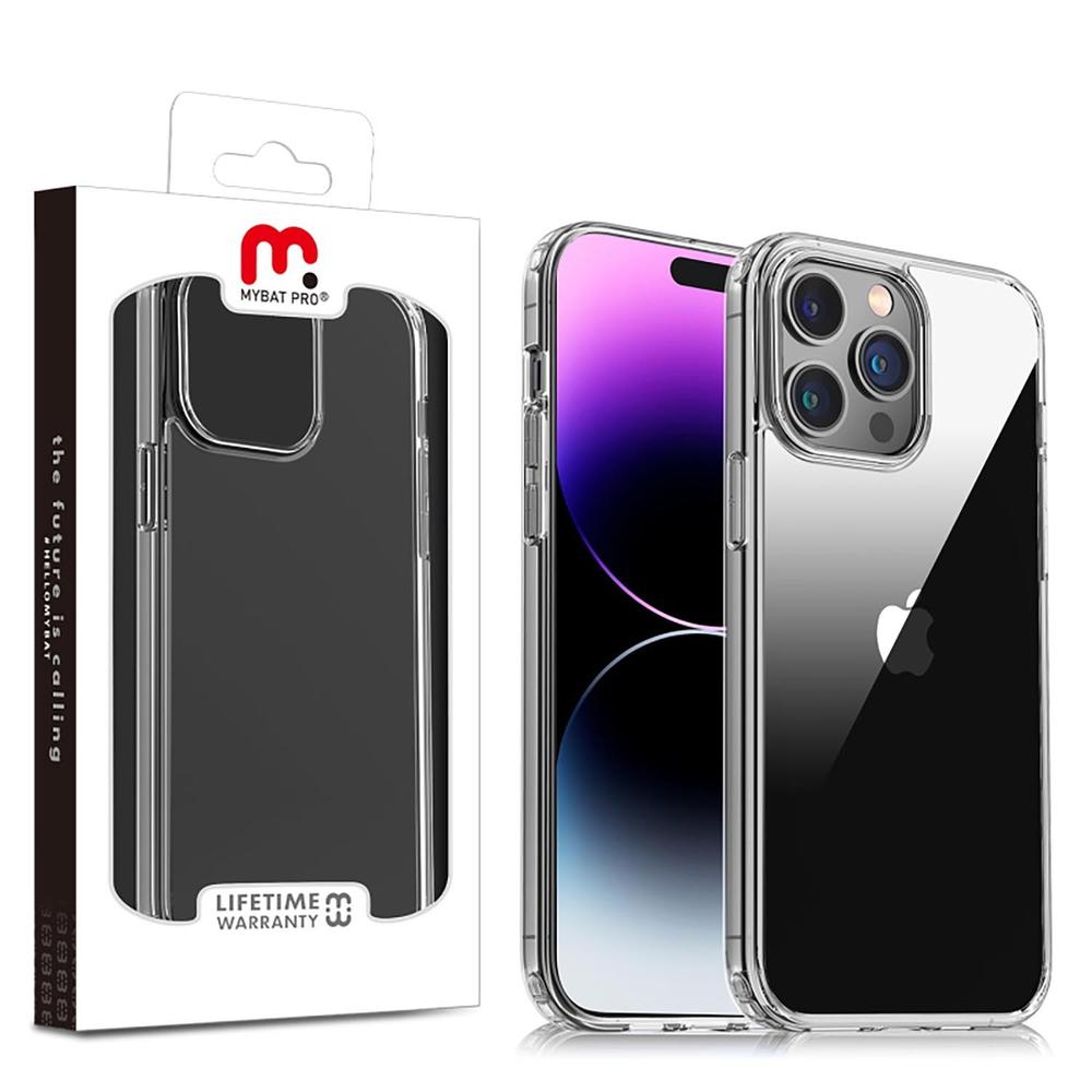Foto 3 pulgar | Funda Mybat Gummy para iPhone 14 Pro Max Transparente