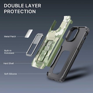 Foto 4 | Funda Mybat Stealth para iPhone 14 Pro Max color Verde