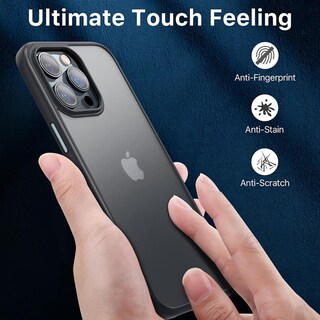 Foto 7 | Funda Mybat Skin Feeling para iPhone 14 Pro Max color Negro