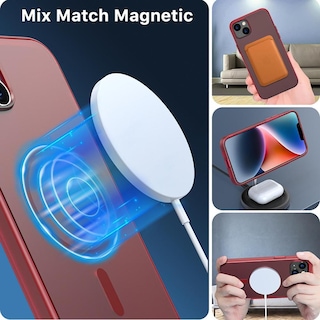 Foto 4 | Funda Mybat Shade con Magsafe para iPhone 14 Plus color Vino