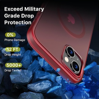 Foto 5 | Funda Mybat Shade con Magsafe para iPhone 14 Plus color Vino