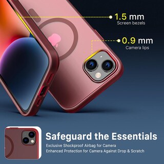 Foto 6 | Funda Mybat Shade con Magsafe para iPhone 14 Plus color Vino