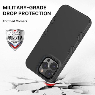 Foto 6 | Funda Mybat Tuff para Iphone 14 Pro Max color Negro