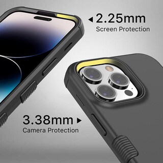 Foto 8 | Funda Mybat Tuff para Iphone 14 Pro Max color Negro