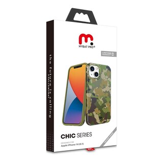 Foto 3 | Funda Mybat Chic para iPhone 14 Diseño Camuflaje