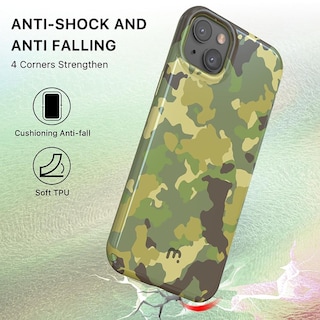 Foto 4 | Funda Mybat Chic para iPhone 14 Diseño Camuflaje