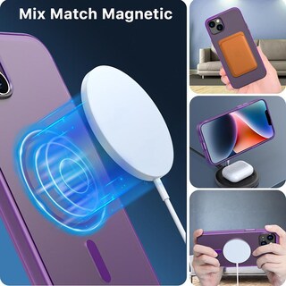 Foto 4 | Funda Mybat Shade Con Magsafe para iPhone 14 Plus - Lila