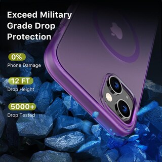 Foto 5 | Funda Mybat Shade Con Magsafe para iPhone 14 Plus - Lila
