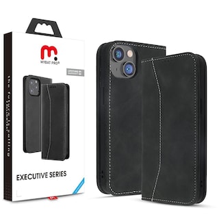 Foto 2 | Funda Mybat Cartera Para iPhone 14 Plus - Negra Executive Wallet
