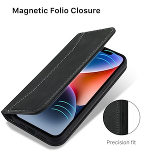 Foto 5 | Funda Mybat Cartera Para iPhone 14 Plus - Negra Executive Wallet