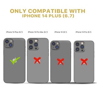 Foto 8 | Funda Mybat Cartera Para iPhone 14 Plus - Negra Executive Wallet
