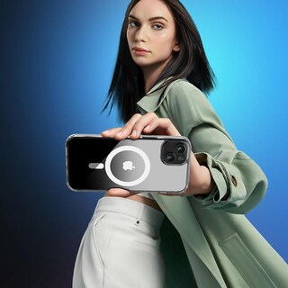 Foto 8 | Funda Mybat Gummy Magsafe Para iPhone 14 Plus - Transparente