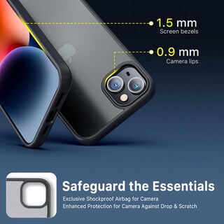 Foto 5 | Funda Mybat Skin Feeling Para iPhone 14 - Negra