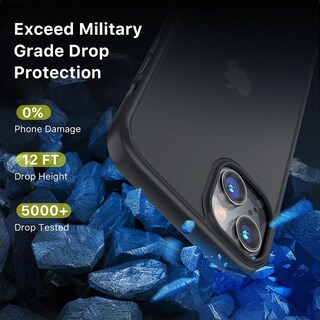 Foto 6 | Funda Mybat Skin Feeling Para iPhone 14 - Negra