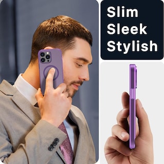 Foto 8 | Funda Mybat Shade Con Magsafe Para iPhone 14 Pro Max - Lila
