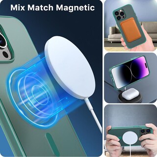 Foto 4 | Funda Mybat Shade color Menta con Magsafe para iPhone 14 Pro Max