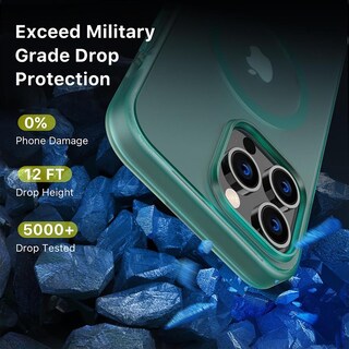 Foto 5 | Funda Mybat Shade color Menta con Magsafe para iPhone 14 Pro Max