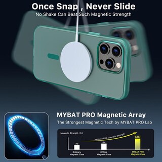 Foto 7 | Funda Mybat Shade color Menta con Magsafe para iPhone 14 Pro Max