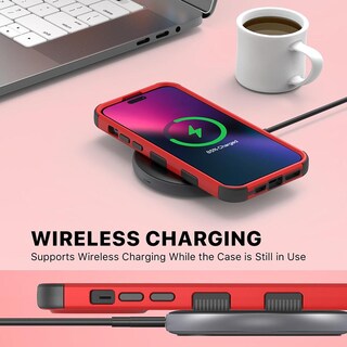Foto 7 | Funda Mybat Tuff color Rojo para iPhone 14 Pro Max