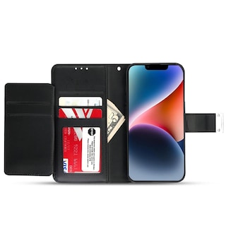 Foto 3 | Funda Mybat Cartera color Negro para iPhone 14 Myjacket Wallet