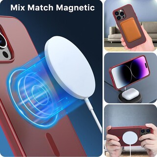 Foto 4 | Funda Mybat Shade con Magsafe para iPhone 14 Pro Max Merlot