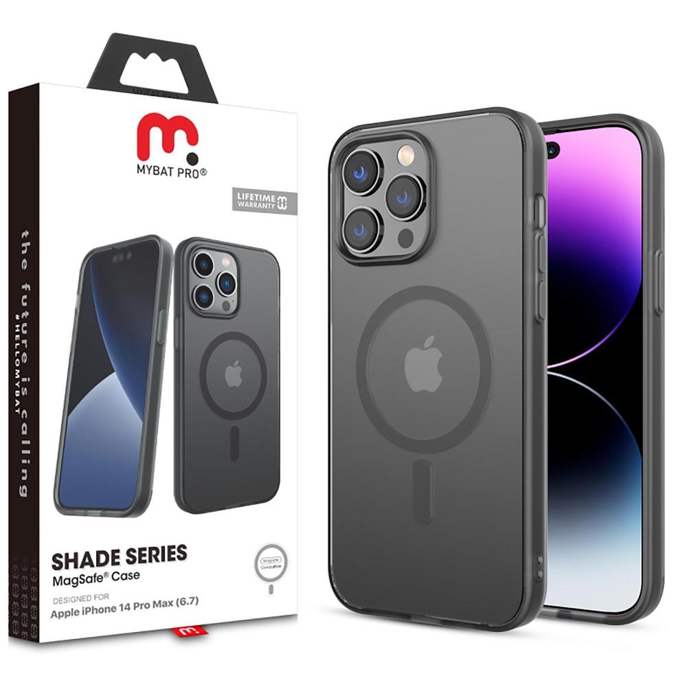 Foto 3 pulgar | Funda Mybat Shade con Magsafe para IPhone 14 Pro Max - Humo