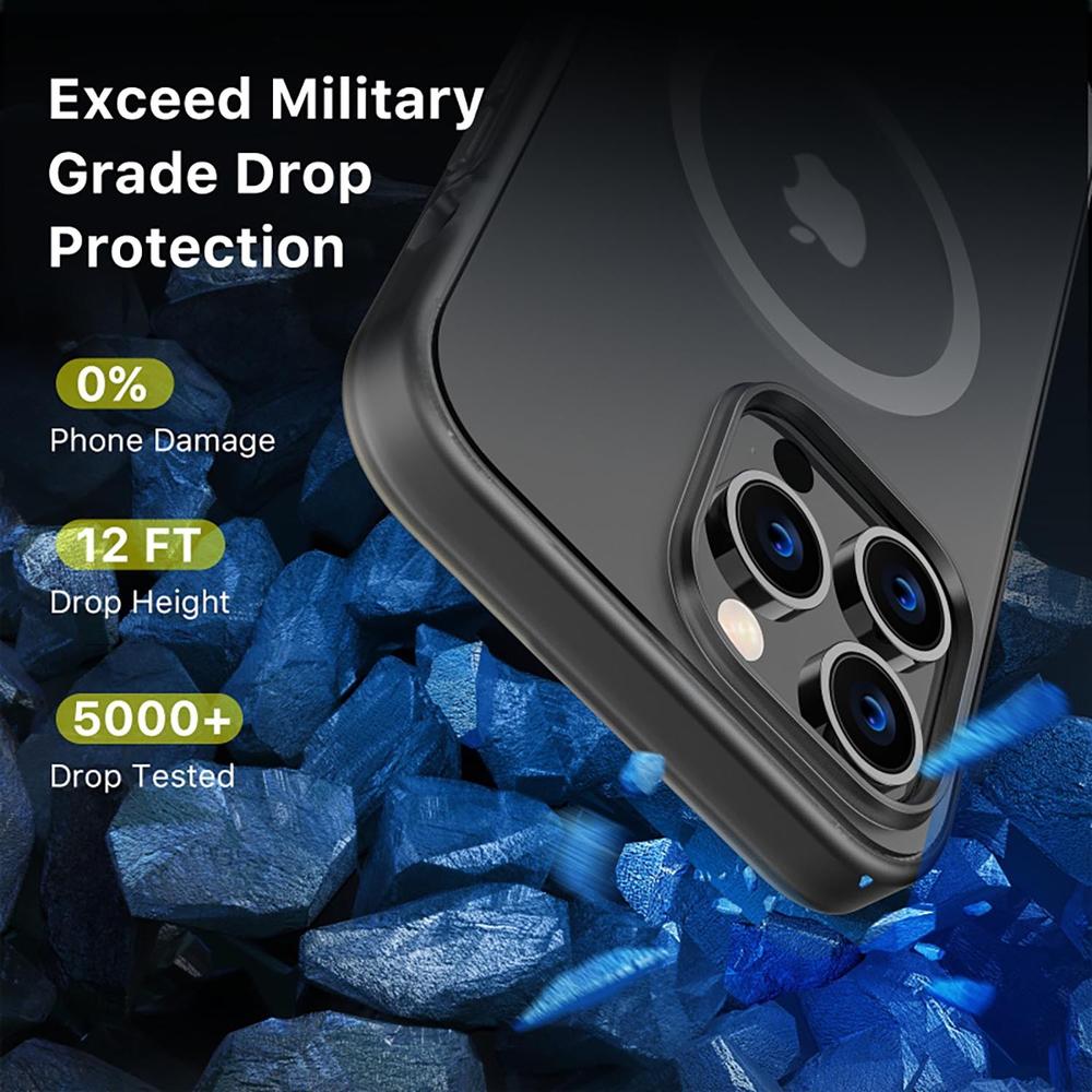 Foto 6 pulgar | Funda Mybat Shade con Magsafe para IPhone 14 Pro Max - Humo