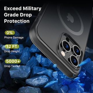 Foto 6 | Funda Mybat Shade con Magsafe para IPhone 14 Pro Max - Humo