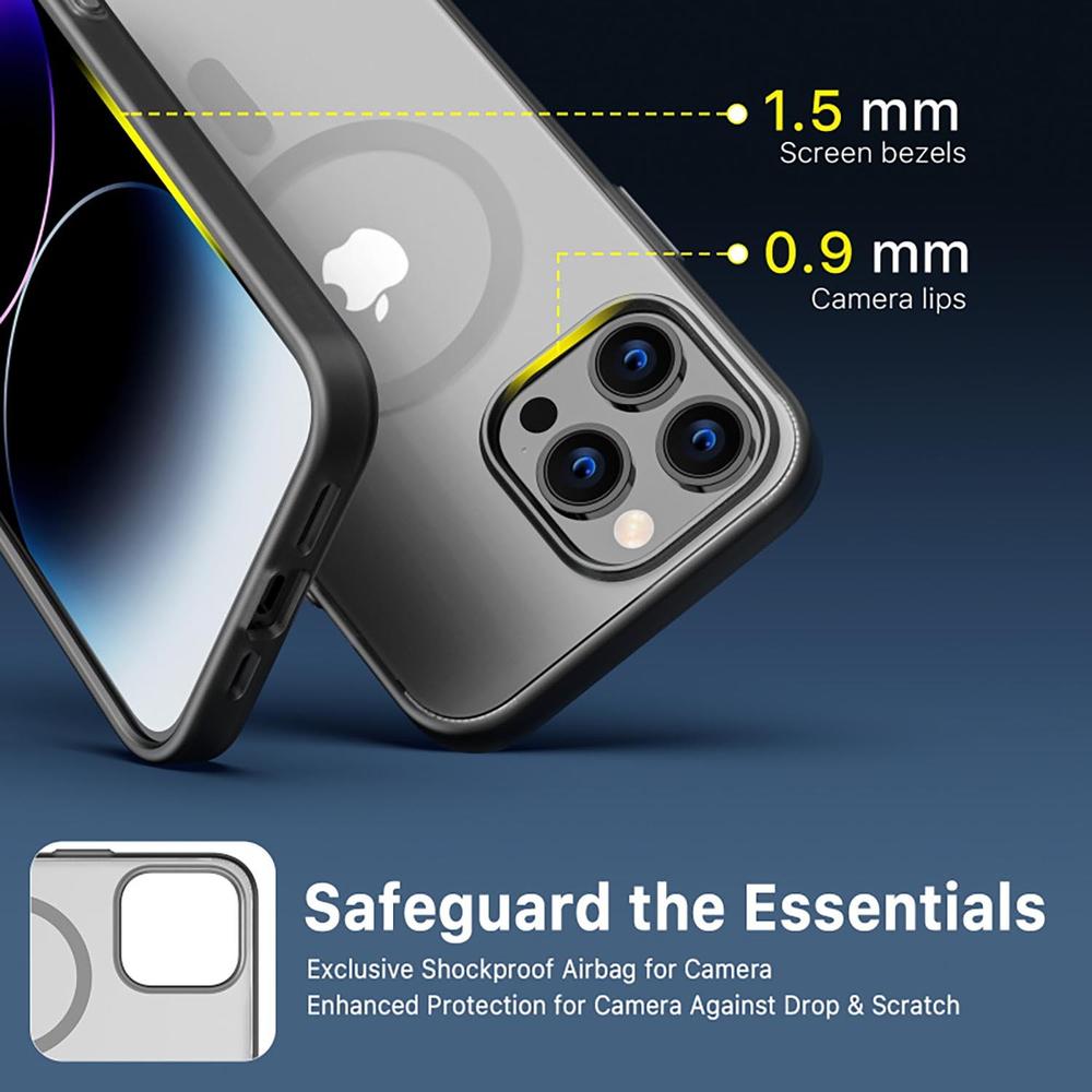 Foto 8 pulgar | Funda Mybat Shade con Magsafe para IPhone 14 Pro Max - Humo