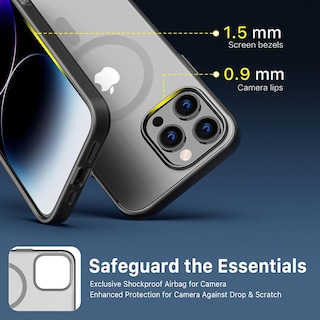Foto 7 | Funda Mybat Shade con Magsafe para IPhone 14 Pro Max - Humo