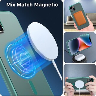 Foto 4 | Funda Mybat Shade con Magsafe para IPhone 14 Plus - color Menta