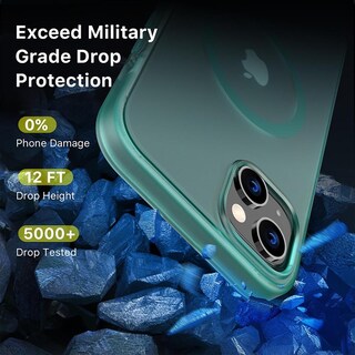 Foto 5 | Funda Mybat Shade con Magsafe para IPhone 14 Plus - color Menta
