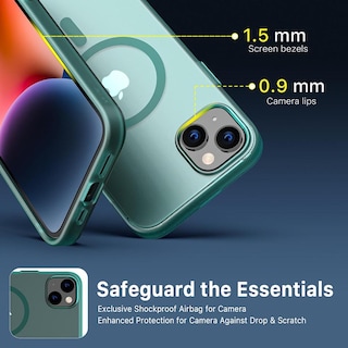 Foto 6 | Funda Mybat Shade con Magsafe para IPhone 14 Plus - color Menta
