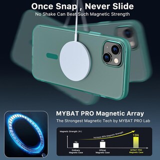 Foto 7 | Funda Mybat Shade con Magsafe para IPhone 14 Plus - color Menta