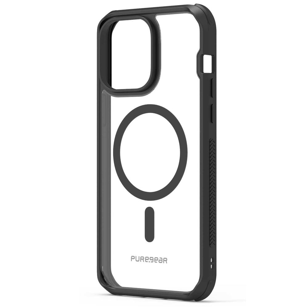 Funda Puregear Dualtek Clear para IPhone 14 Pro Max color Transparente con Negro