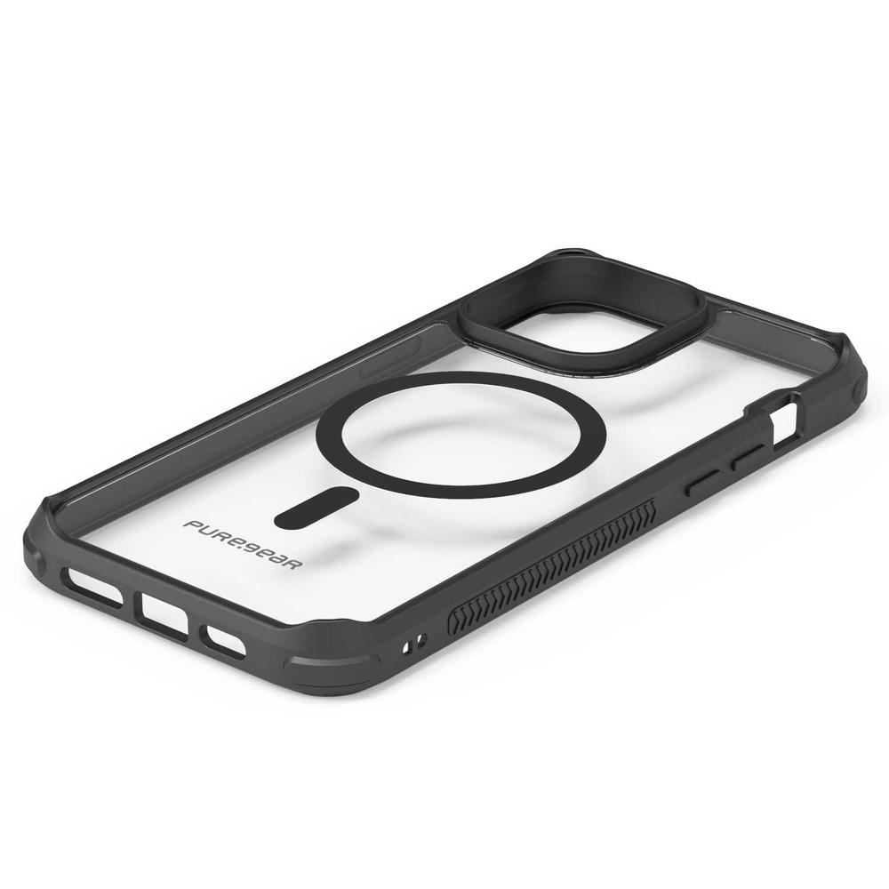 Foto 2 | Funda Puregear Dualtek Clear para IPhone 14 Pro Max color Transparente con Negro