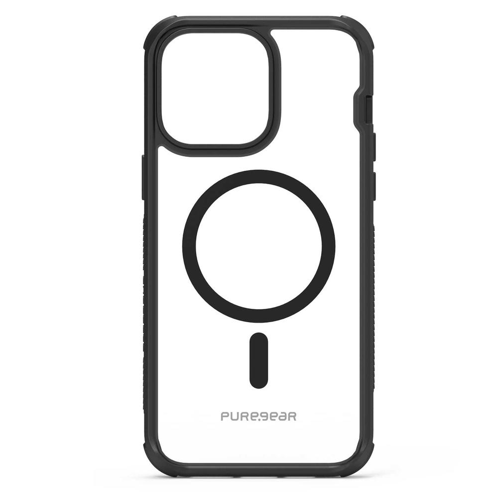 Foto 3 | Funda Puregear Dualtek Clear para IPhone 14 Pro Max color Transparente con Negro