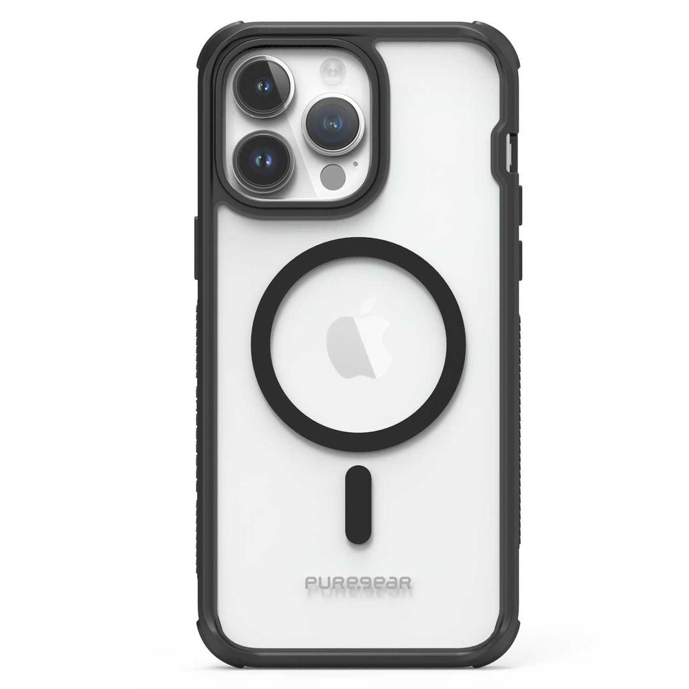 Foto 5 pulgar | Funda Puregear Dualtek Clear para IPhone 14 Pro Max color Transparente con Negro