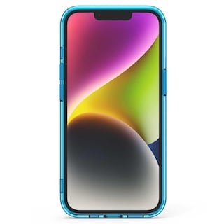 Foto 6 | Funda Puregear Slimshell Magsafe para IPhone 14 color Azul Transparente
