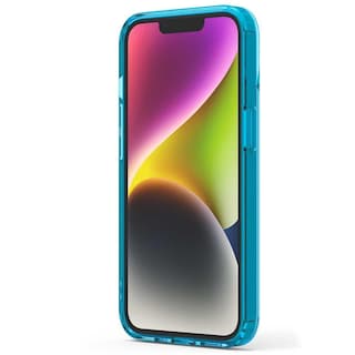Foto 7 | Funda Puregear Slimshell Magsafe para IPhone 14 color Azul Transparente