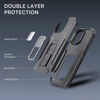 Foto 4 | Funda Mybat Stealth para iPhone 14 Pro Negra