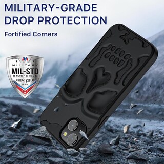 Foto 5 | Funda Mybat Skullcap para iPhone 14 Negra