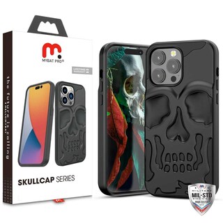 Foto 2 | Funda Mybat Skullcap para IPhone 14 Pro Max color Negra