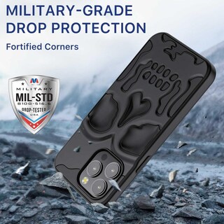 Foto 5 | Funda Mybat Skullcap para IPhone 14 Pro Max color Negra