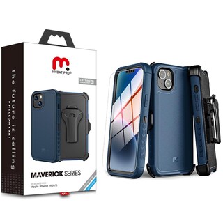 Foto 2 | Funda Mybat Maverick Clip para iPhone 14 Azul con Mica