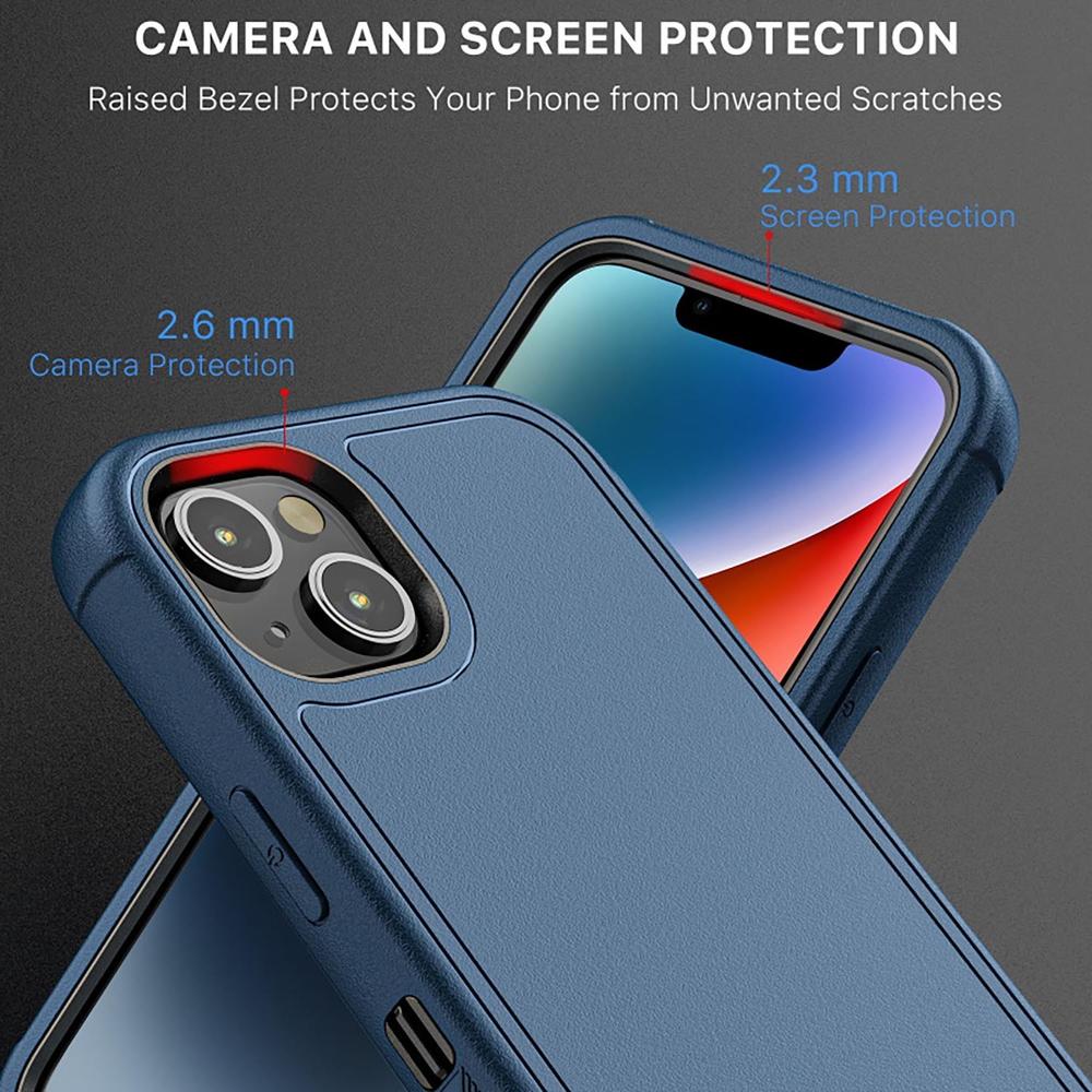Foto 6 | Funda Mybat Maverick Clip para iPhone 14 Azul con Mica