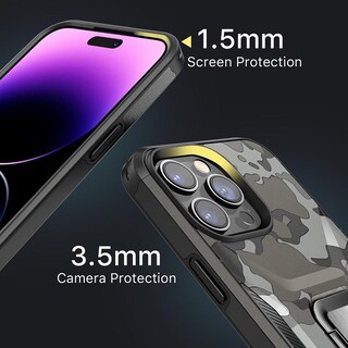 Foto 5 | Funda Mybat Stealth para iPhone 14 Pro Max Negro Camo