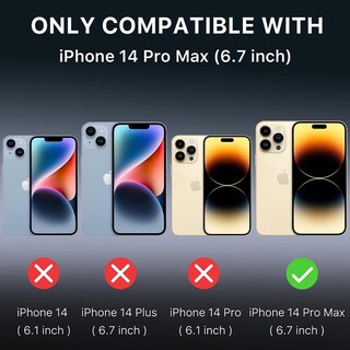 Foto 8 | Funda Mybat Stealth para iPhone 14 Pro Max Negro Camo
