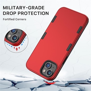 Foto 4 | Funda Mybat Tuff Subs para iPhone 14 Plus color Rojo