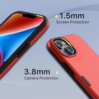 Foto 7 | Funda Mybat Tuff Subs para iPhone 14 Plus color Rojo